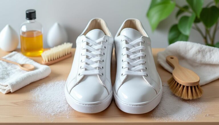 Baskets blanches : protocole anti-jaunissement simple et efficace