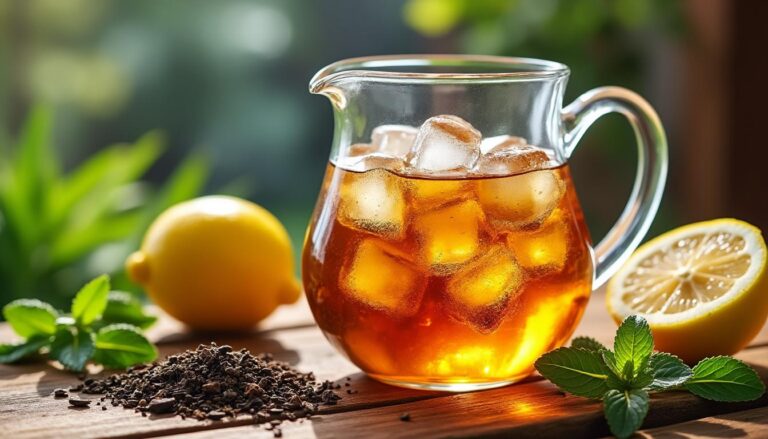 Thé glacé maison : infusion à froid, zéro amertume