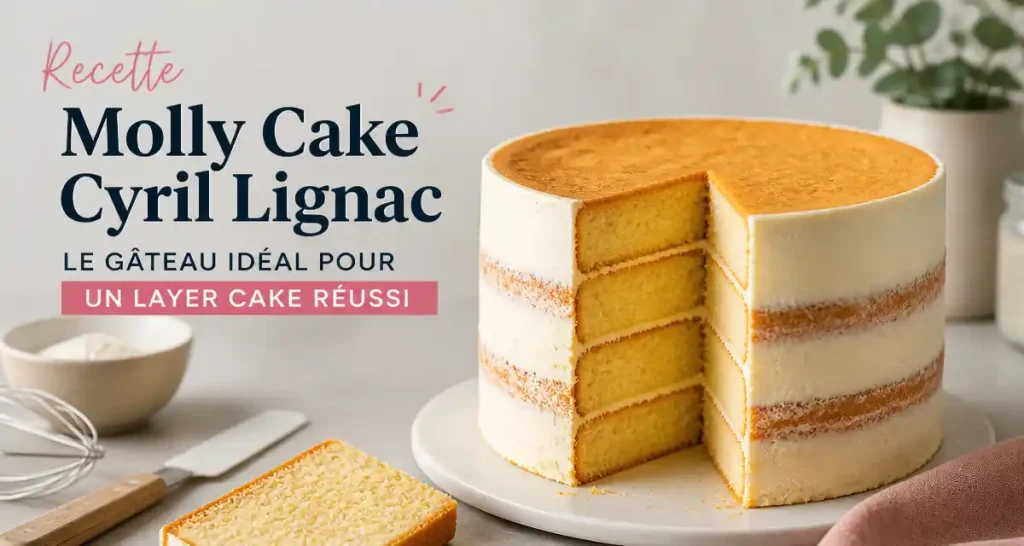 Recette de Molly Cake de Cyril Lignac : Le Gâteau Parfait pour un Layer Cake Réussi