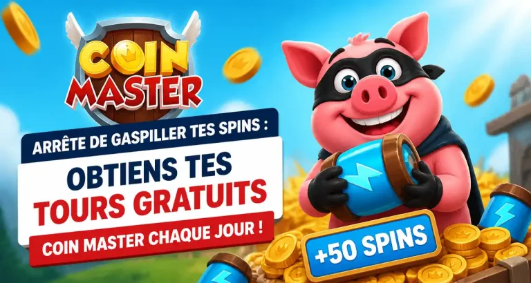 Obtenez des tours gratuits Coin Master chaque jour !