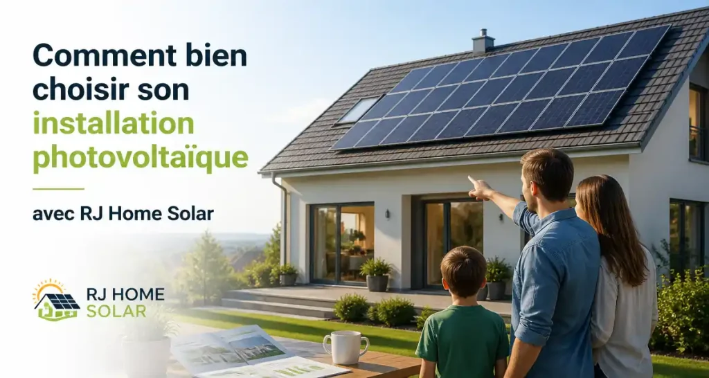 Comment choisir son installation photovoltaïque avec RJ Home Solar