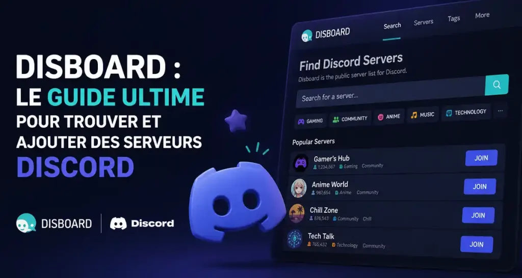 Disboard : Le Guide Complet pour Trouver et Ajouter des Serveurs Discord
