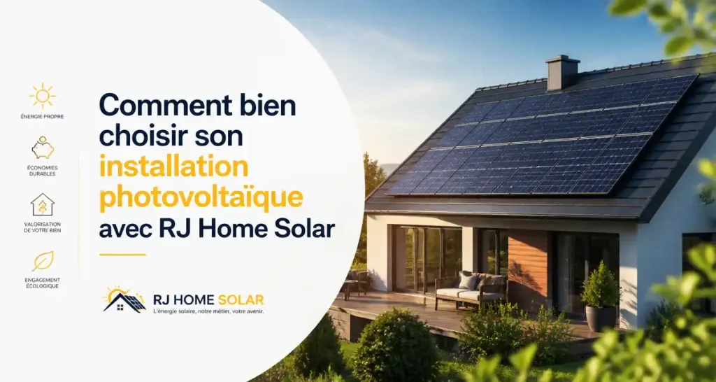 Comment choisir son installation photovoltaĂŻque avec RJ Home Solar